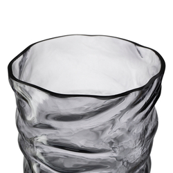 Ваза 20см Bergenson Bjorn Crumpl серая