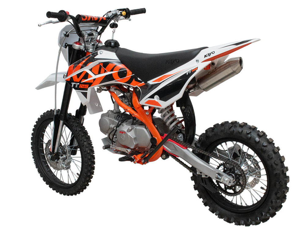 Питбайк KAYO BASIC K125EM 17/14 KRZ (механ. сцепл., эл. стартер 2024 г.)