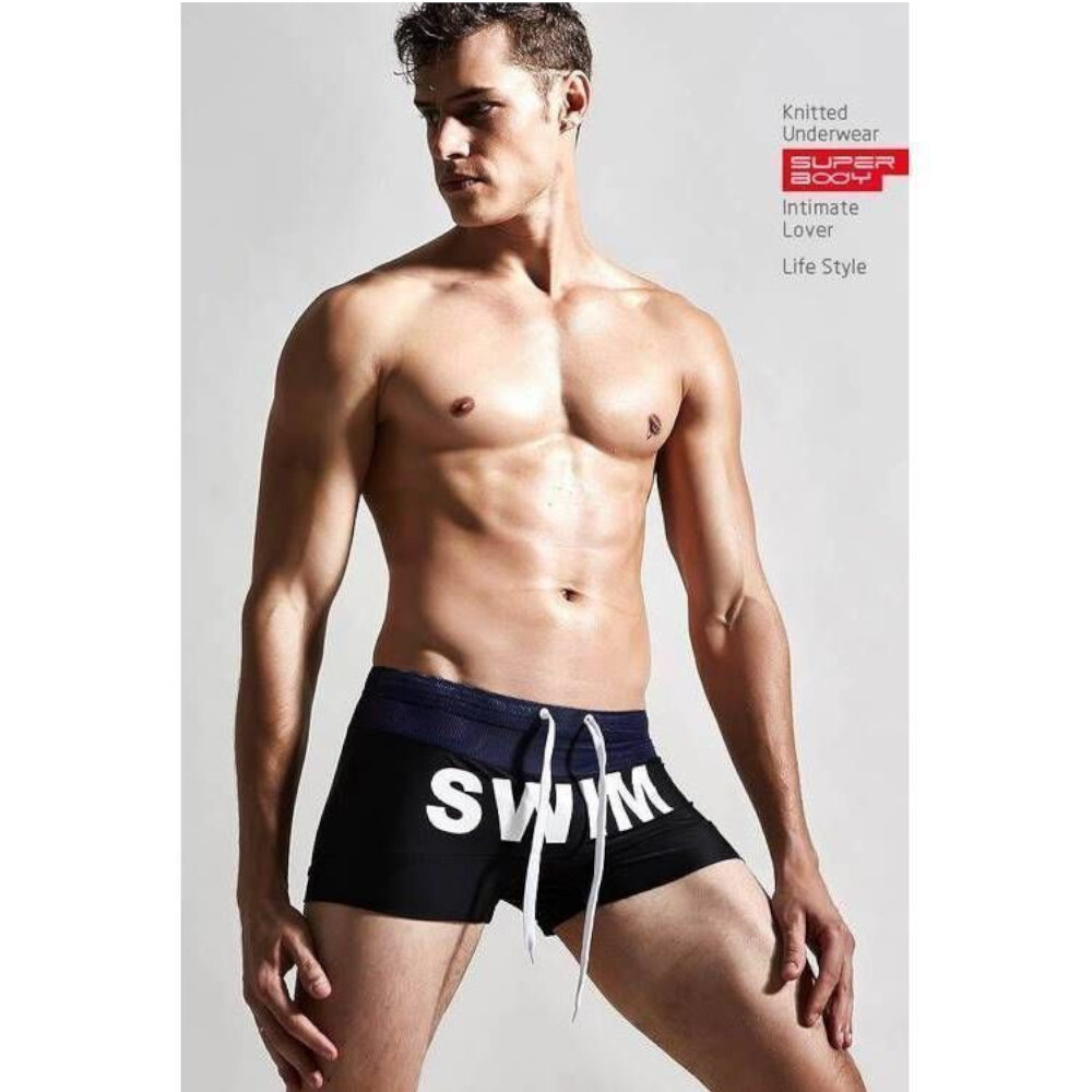 Мужские плавки черные Superbody