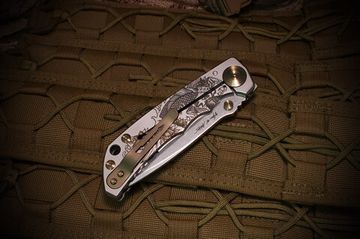 Нож Spartan Blades Harsey KOI, сталь S45VN, рукоять - серый титан