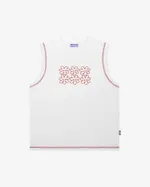 Майка Ymkashix face flower белая