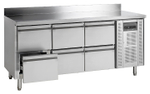 Стол холодильный TEFCOLD CK7360 с бортом