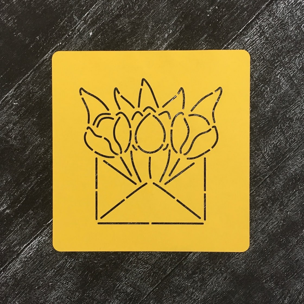 Конверт с тюльпанами №1