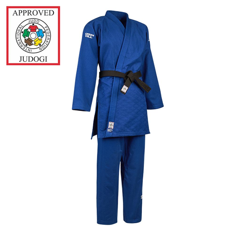 JSS-10212EU7 Кимоно Дзюдо SUPER одобрено IJF синее 2024