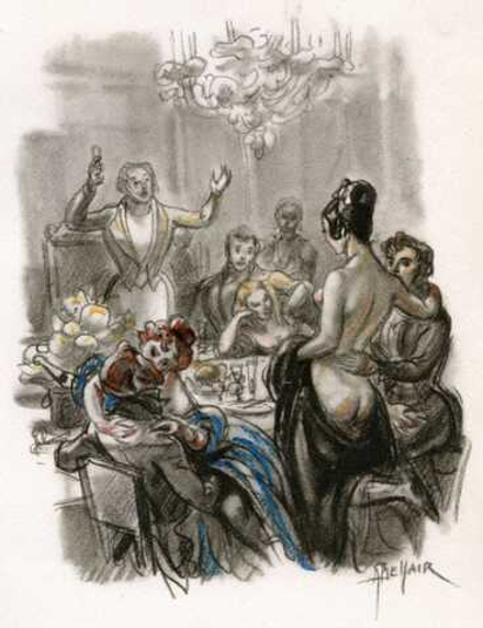 Henriette Bellair (1904-1963) - эротическое искусство французской художницы