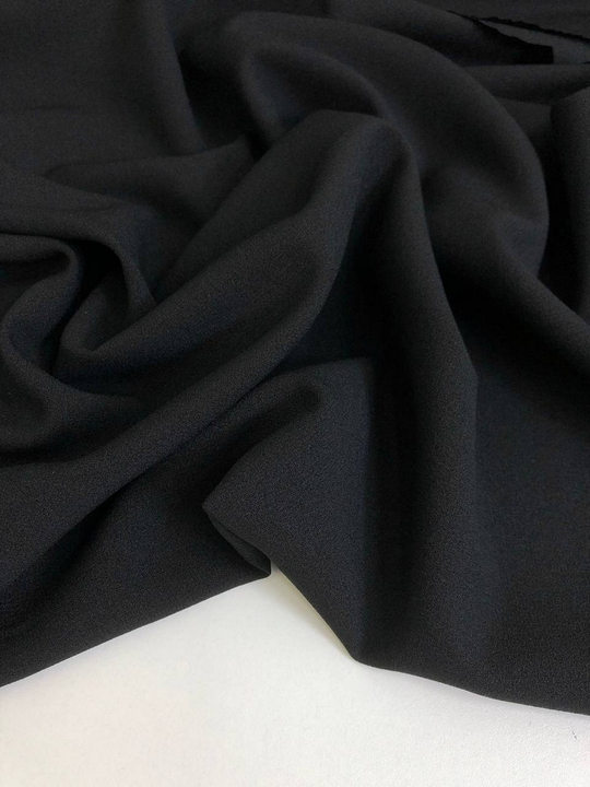 Креп-шифон черный №1/16