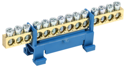 Шина N "ноль" на DIN-изоляторе типа "Стойка"