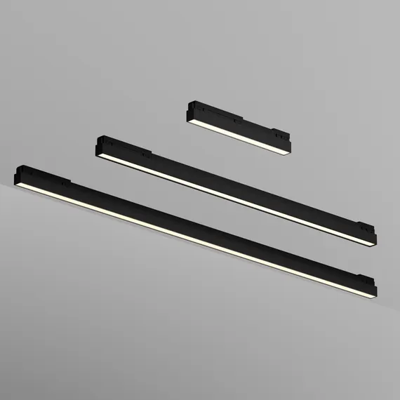 Уличный трековый светильник Базис / Basis Exility IP 3000К 12Вт 120° черный Outdoor o-tr02-1-s-12wb3k