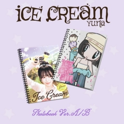Альбом YUNA (ITZY) - ICE CREAM 1st Mini Album PHOTOBOOK RANDOM Version