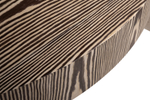 Стол журнальный Garda Decor Garda Decor Зебрано (Zebrano) d140*42 см