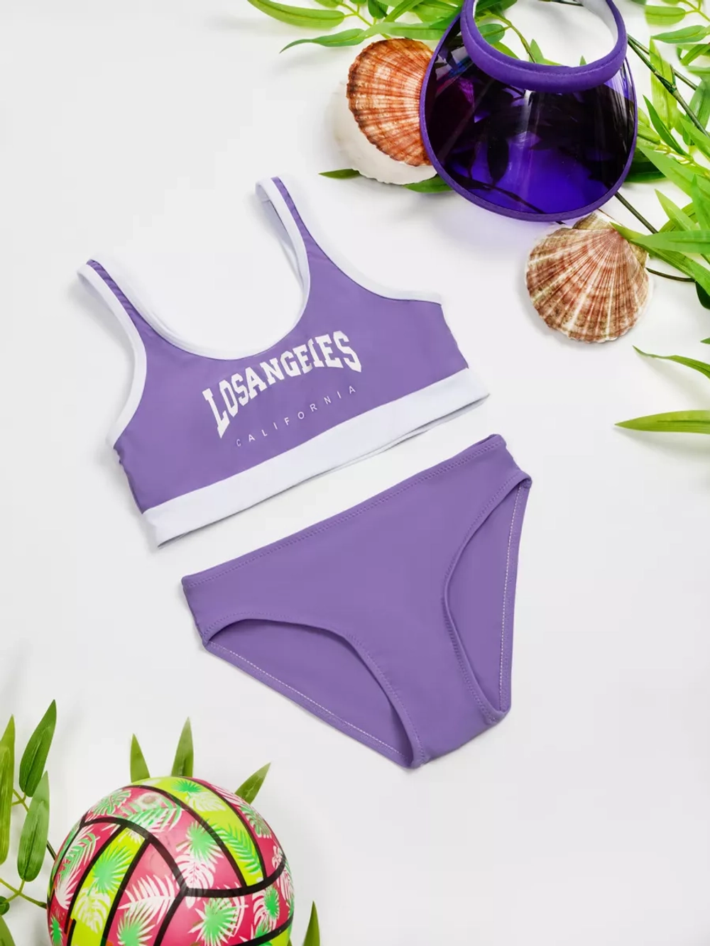 купальник раздельный спортивный 3 в 1 с шортами и топом