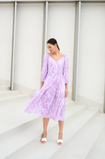 51475 Платье женское (лавандовый принт)