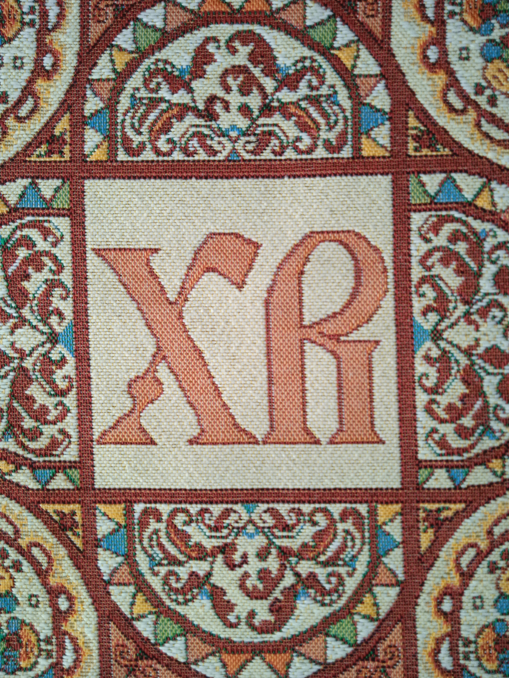 Декоративная гобеленовая салфетка Пасхальный орнамент 32х32