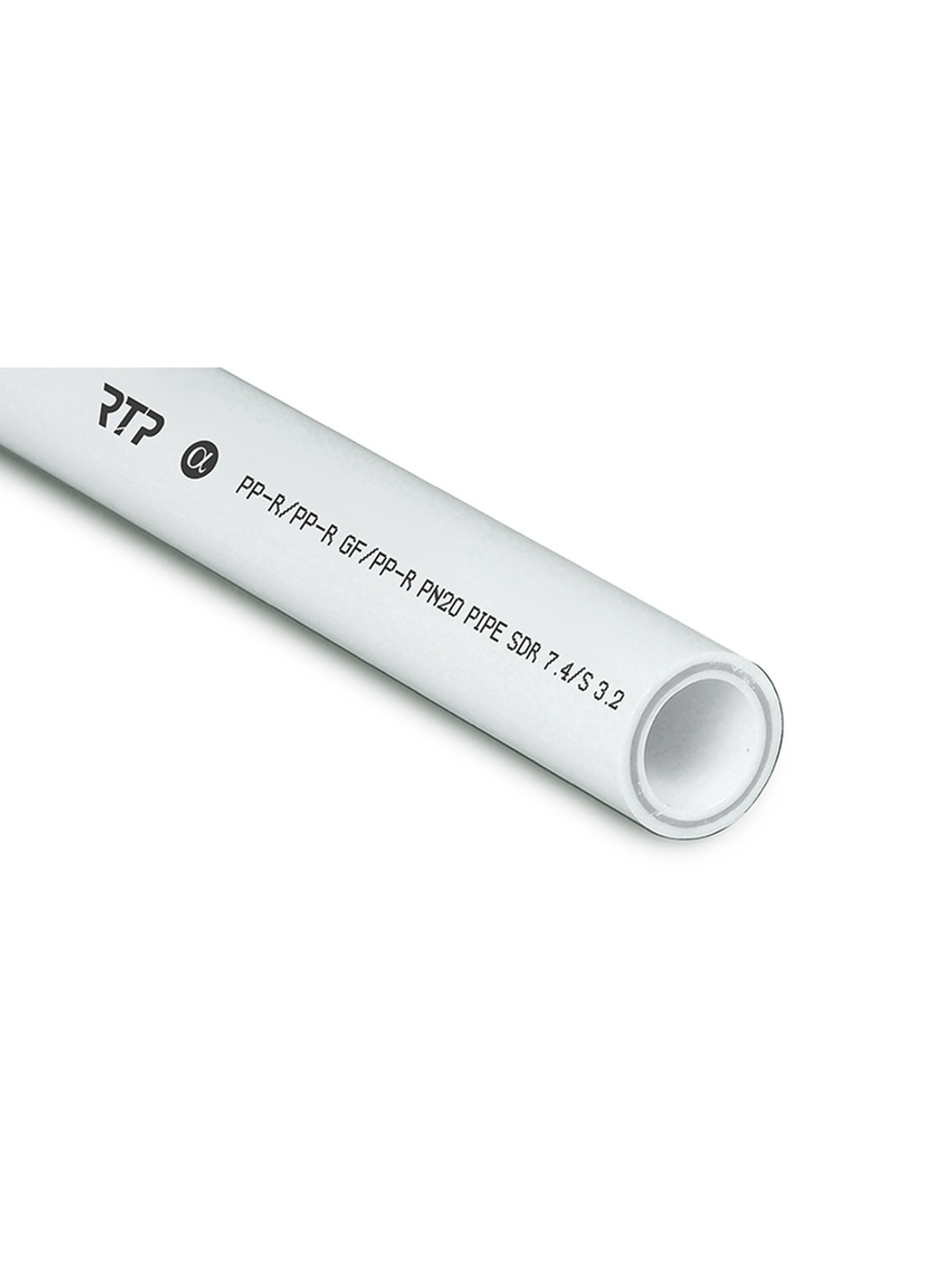 Труба PPRC армир. стекловолокном 25мм*2м SDR7.4 (PN20) РТП (двухметровая)