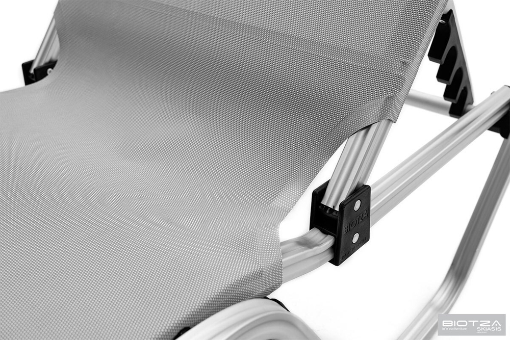 Шезлонг металлический Dias, серый