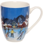 Кружка керамическая 350мл «Красота зимней ночи», микс рисунков