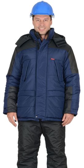 Куртка зимняя "Сириус-Европа" (синий/черный)