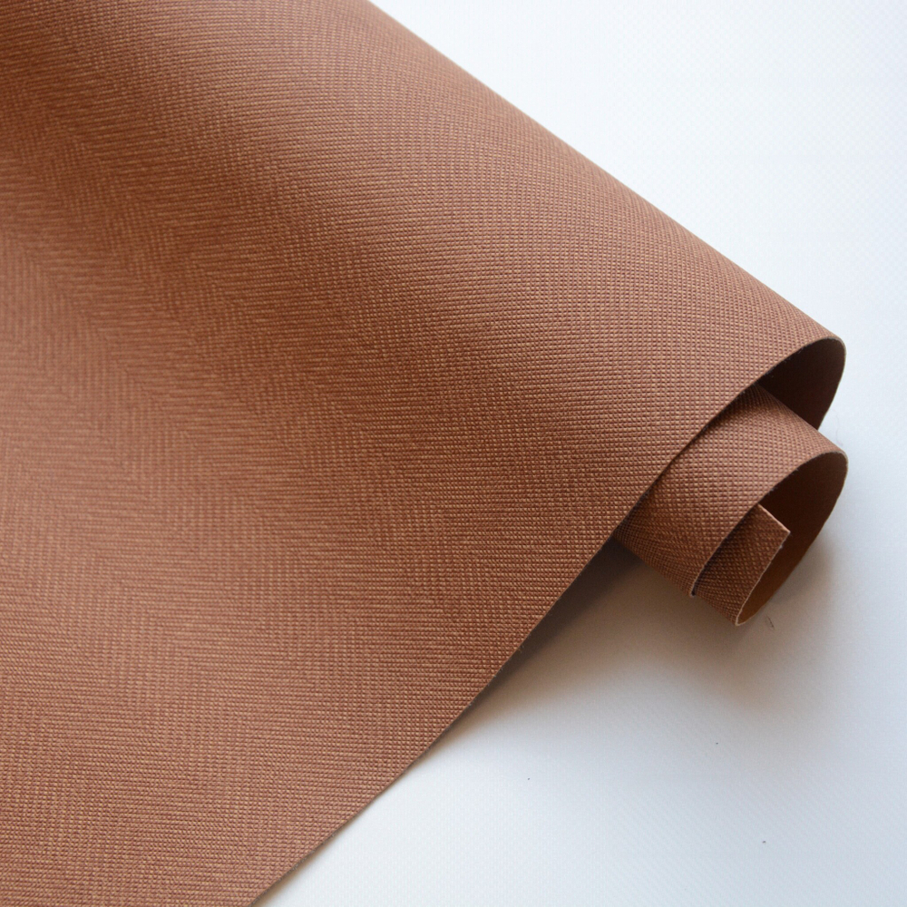 Кожзам переплетный с тиснением "TWEED", коричневый