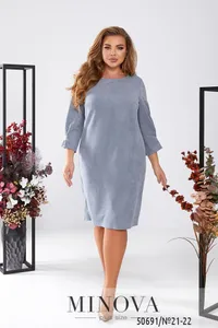 Платье 21-22-голубой Minova