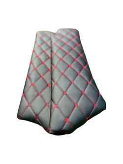 Чехлы на козырьки Нива (красная нить Бабочка)