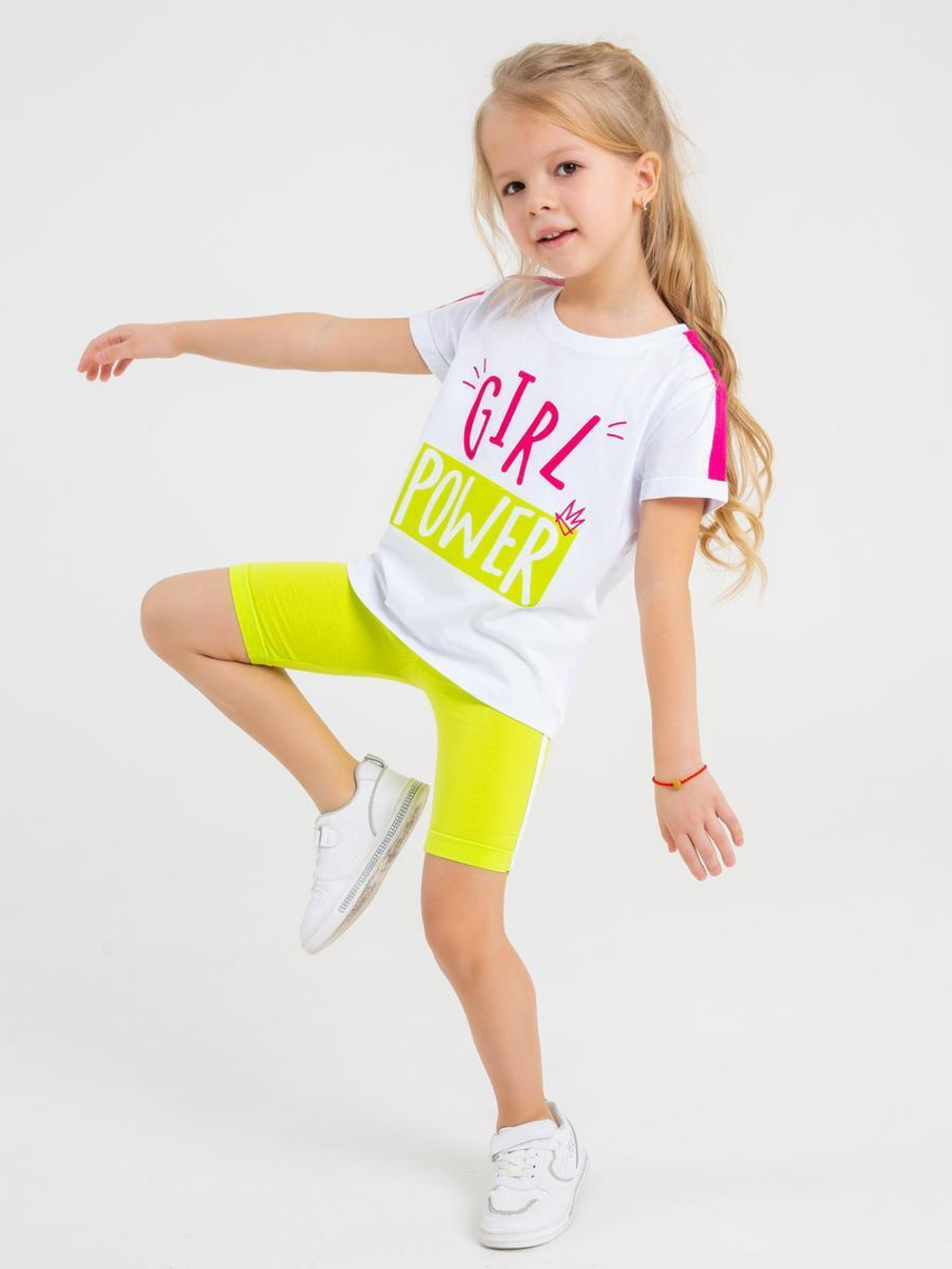 Бриджи р.128 лайм (Батик) 02586_BAT