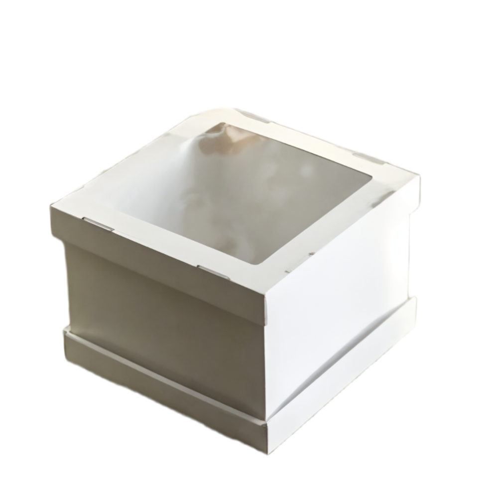 Коробка для торта с окном 26*26*20см