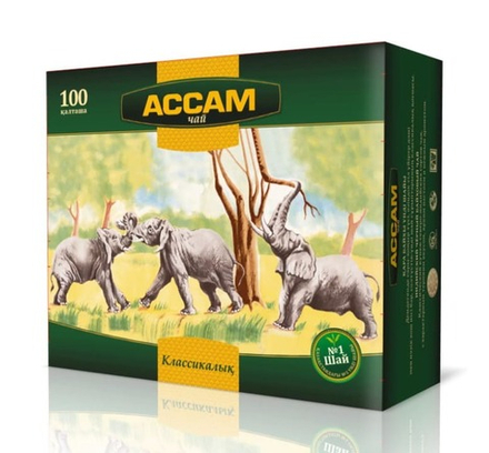 Чай "Ассам" черный листовой 100пак. Казахстан