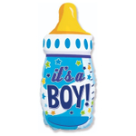 Фигура Бутылочка для мальчика, с гелием #901826-HF3