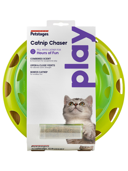 Petstages игрушка для кошек Трек с контейнером для кошачьей мяты