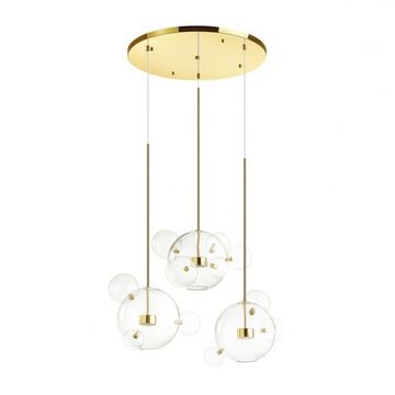 Подвесной светодиодный светильник 4640/36LA золото Bubbles Odeon Light