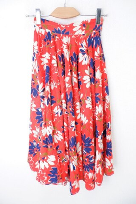 Юбка с цветочным принтом 38-40 размер