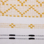 Чехол для декоративной подушки «CARNE», 43*43 см, цвет бело-жёлтый