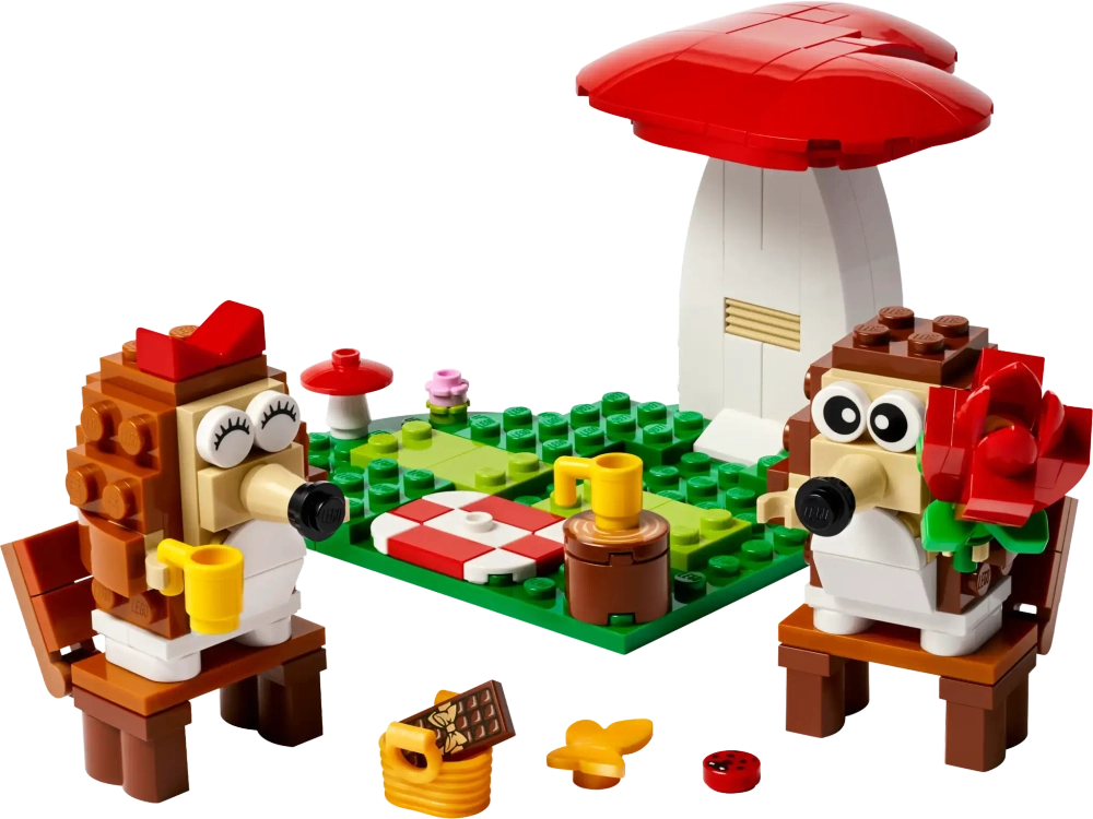 Конструктор LEGO 40711 Свидание на пикнике с ежиком