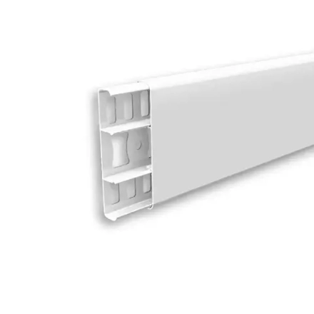 Наличник Deconika скрытый монтаж 2200x55x12мм 001 Белый