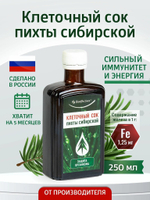 Клеточный сок пихты ТАЁЖНЫЙ с СУКРАЛОЗОЙ