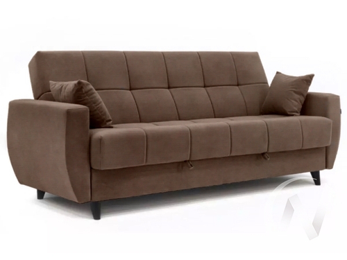 Диван прямой Бетти 2 (БД) Modus 05 (велюр светло-коричневый)