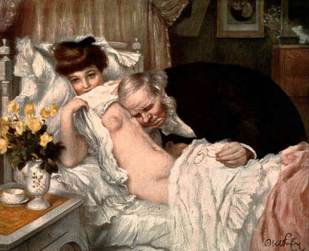 Jules-Abel Faivre (1867-1945) - эротическое искусство французского художника