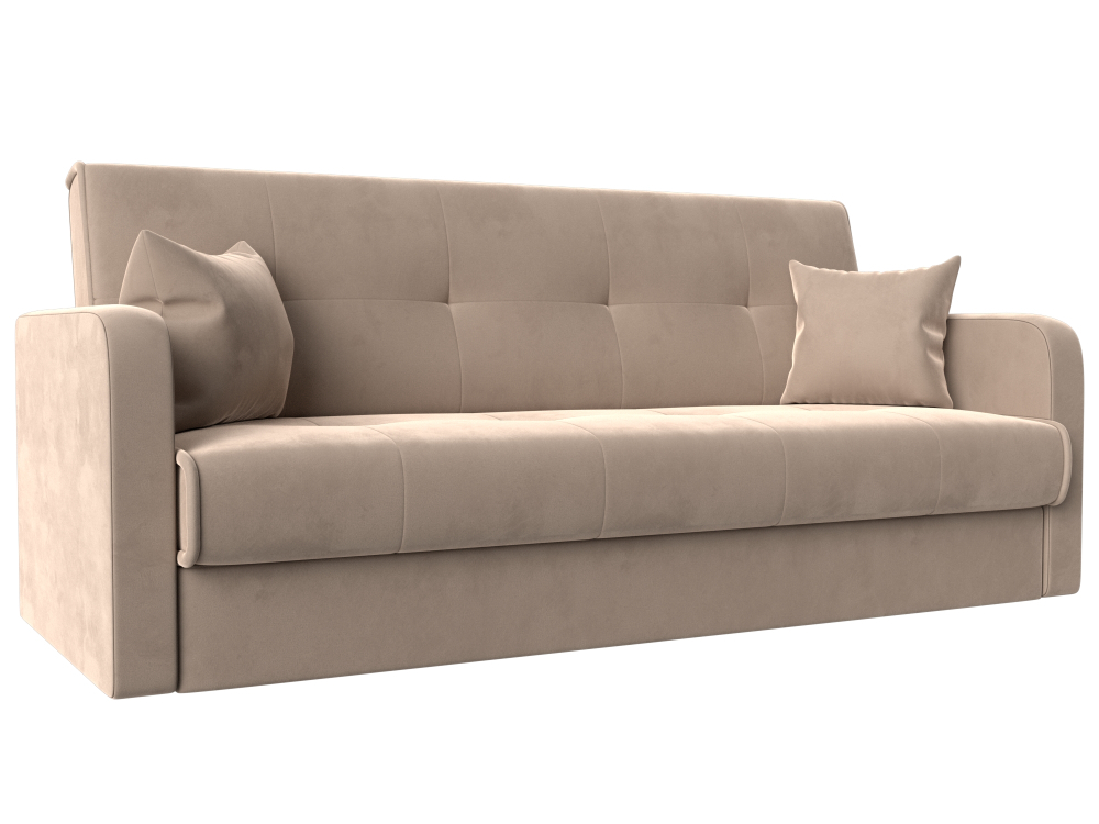 Диван-книжка Надежда, Бежевый, Велюр, 103070