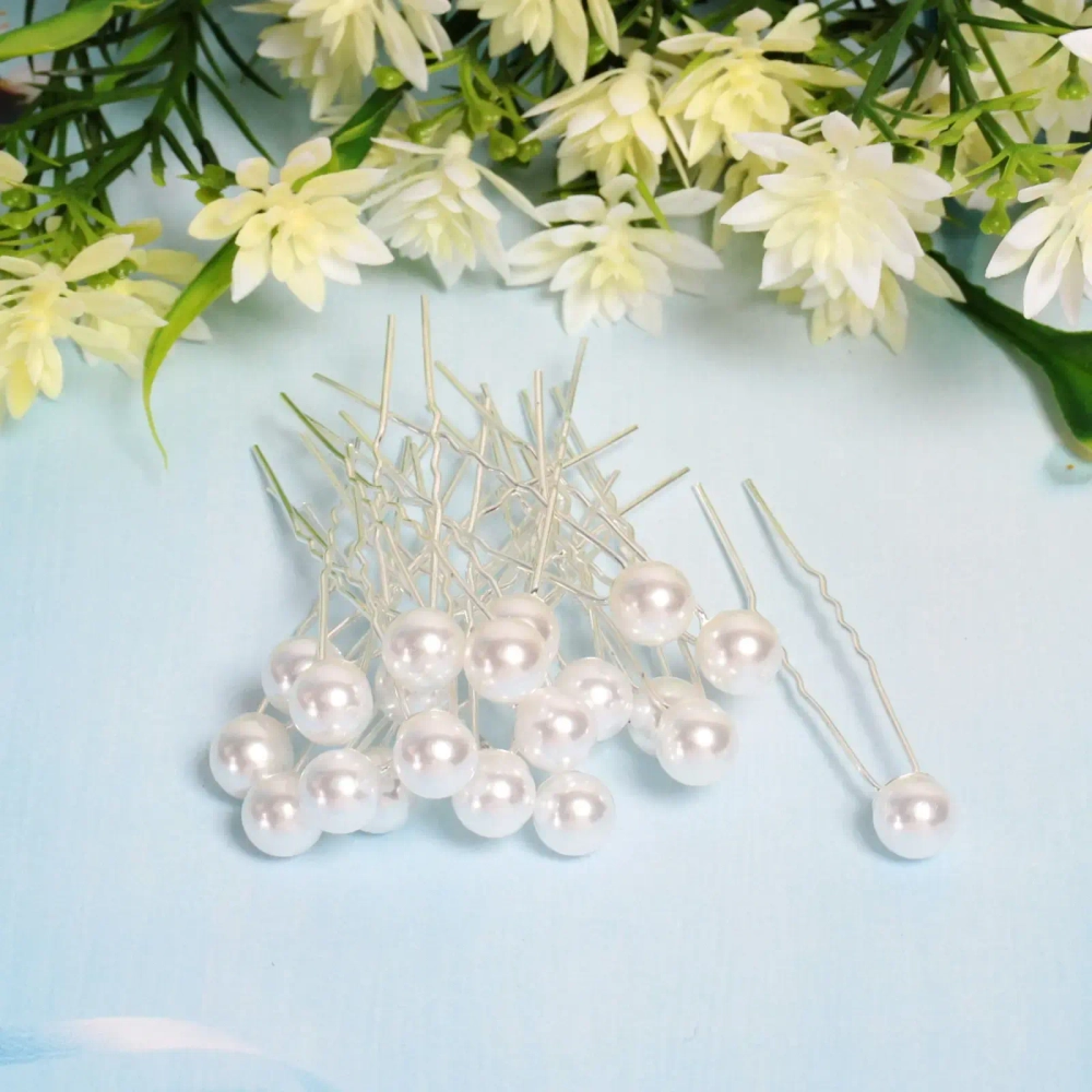 Шпильки для волос в тубе 20шт «Hair Beauty», классика, микс 4 цвета, d-0.8см