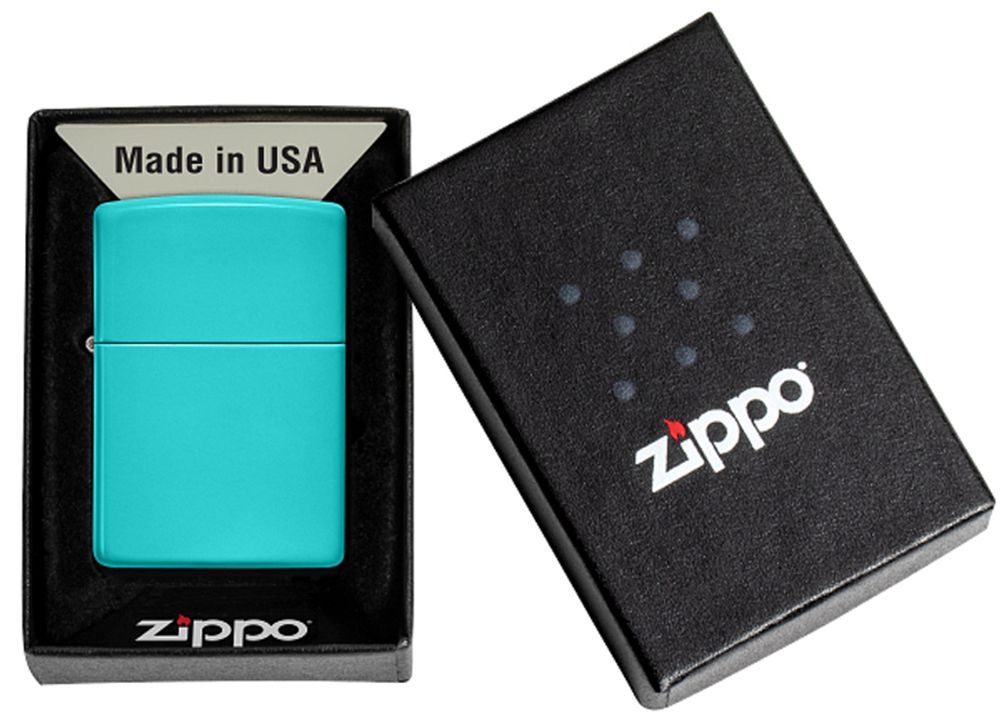 Зажигалка Zippo Classic Flat Turquoise (49454) 7