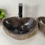 Раковина из речного камня ПАРА! RS-65549 40*39*15 0865