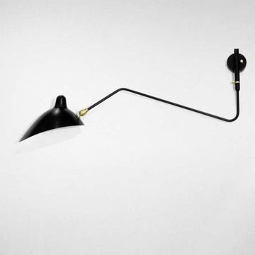 бра  Serge Mouille 1 Arm wall lamp