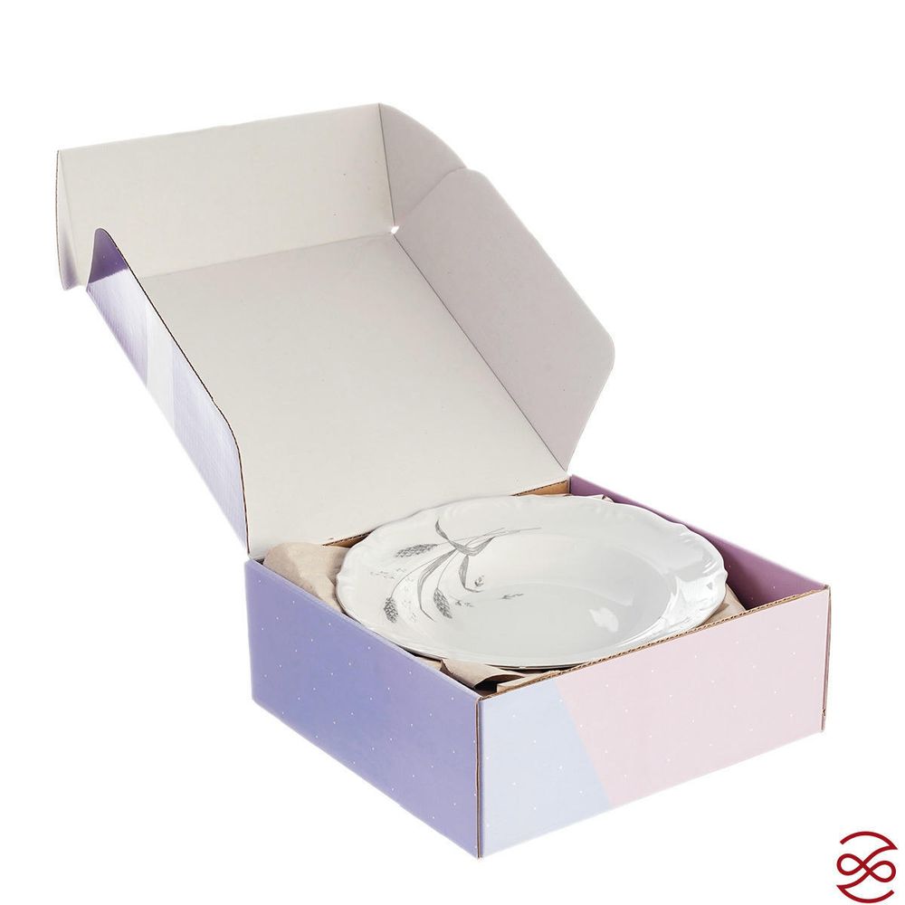 Набор глубоких тарелок 22.5 см Repast Серебряные колосья (6 шт)