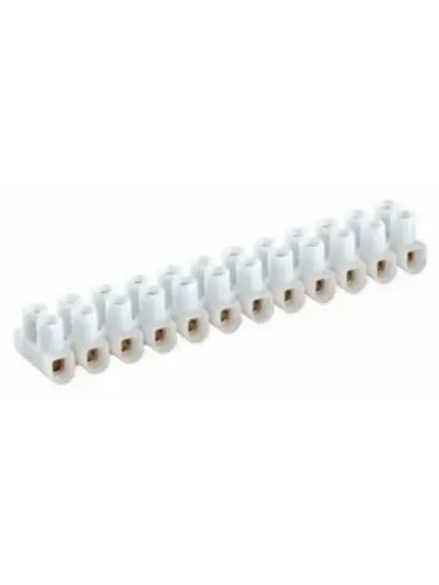 Контактный винтовой зажим PE 60A, белый