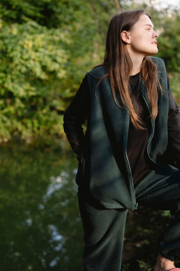 Джоггеры из футера барашек в 2 цветах