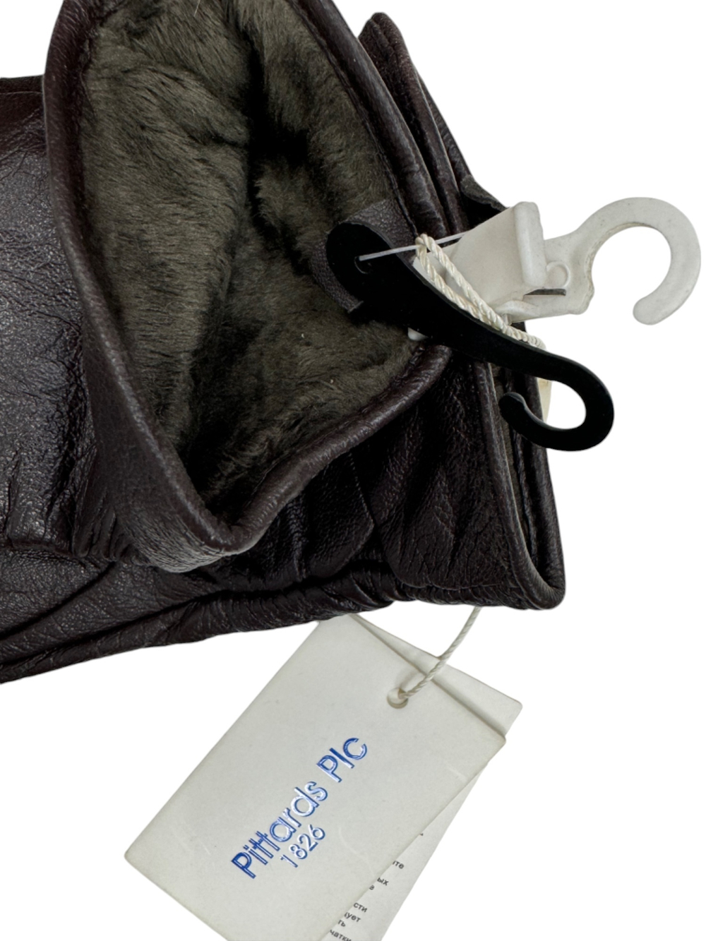 Pittards.Перчатки.Женские.Кожаные.Люкс качества.Плюш-флис.В упаковке 5 шт.