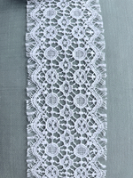 Кружево натуральное однотонное 100% хлопок ш-12см Италия