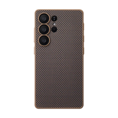 Противоударный чехол Pitaka PIN Button Case для Samsung Galaxy S25 Ultra Black/Gold Plain (PBS2502U)