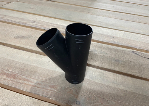 70 + 70 / Тройник для автономного отопителя 70 мм на 70 мм + 70 мм V- образный (1 шт.)