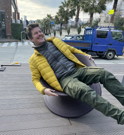 Кресло Magis Spun фиолетовое